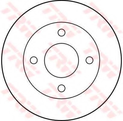 TRW DF2726 Brake Disc